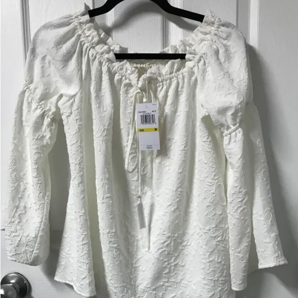 Michael Kors off the shoulder blouse